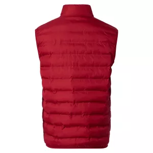 Doudoune sans manches matelassée rouge-6XL