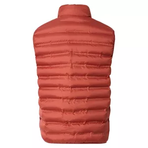 Doudoune sans manches matelassée terracotta-5XL
