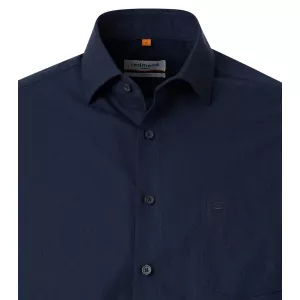 Chemise casual twill Redmond bleu marine-2XL