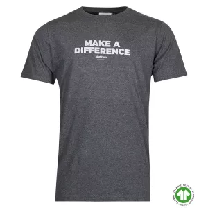 T-shirt North 56°4 Make a Difference gris foncé chiné-3XL