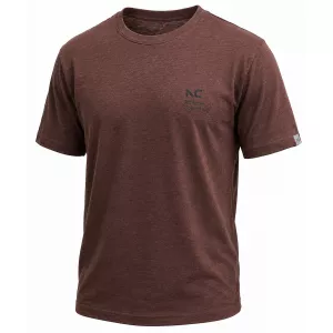 T-shirt Gardena imprimé dos bordeaux 