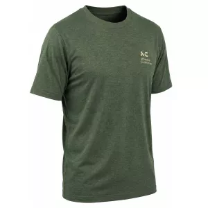 T-shirt Gardena imprimé dos vert olive 