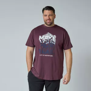 T-shirt Make Your Own Trail Aubergine-3XL