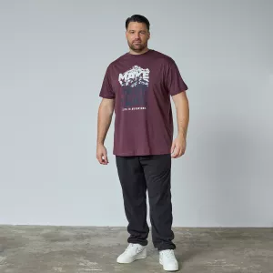 T-shirt Make Your Own Trail Aubergine-3XL