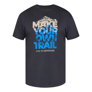 T-shirt Make Your Own Trail noir-4XL