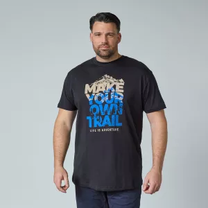 T-shirt Make Your Own Trail noir-10XL