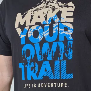 T-shirt Make Your Own Trail noir-4XL