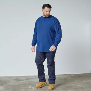 T-shirt manches longues North Latitude bleu-7XL