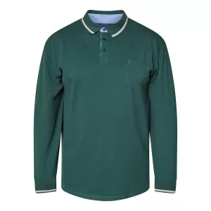Polo Superflex North Latitude vert foncé 