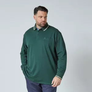 Polo Superflex North Latitude vert foncé -3XL