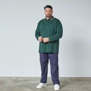 Polo Superflex North Latitude vert foncé -7XL