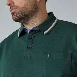 Polo North Latitude Superflex vert foncé-3XL