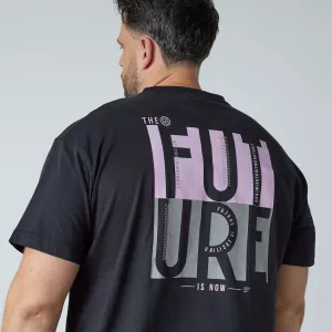 T-shirt imprimé dos Future noir-8XL