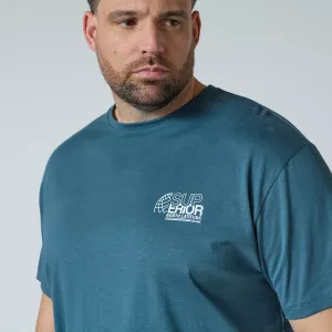 T-shirt North Latitude Superior bleu pétrole-4XL