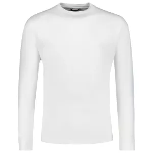T-shirt Adamo manches longues Comfort Fit blanc-4XL