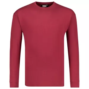 T-shirt Adamo manches longues Comfort Fit bordeaux