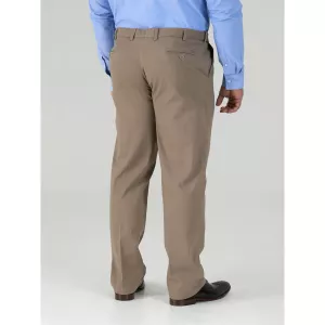 Pantalon chino stretch Xtenda sable - Entre jambe 34-P56