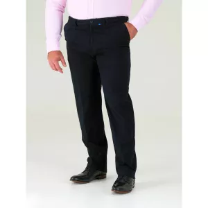 Pantalon chino stretch confortable bleu indigo Xtenda - Entre jambe 34-P42