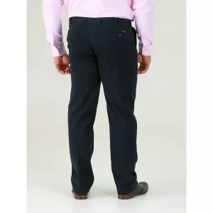 Pantalon chino stretch confortable bleu indigo Xtenda - Entre jambe 34-P50