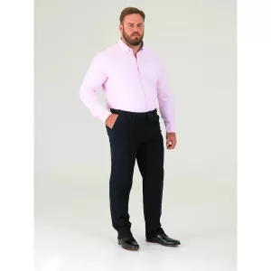 Pantalon chino stretch confortable bleu indigo Xtenda - Entre jambe 34-P50