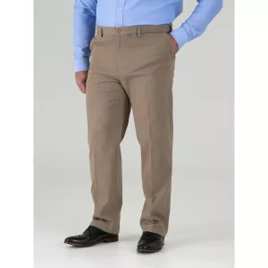 Pantalon chino stretch Xtenda sable - Entre jambe 32-P42