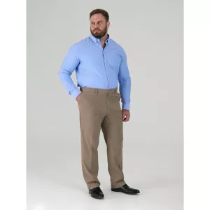 Pantalon chino stretch Xtenda sable - Entre jambe 32-P42