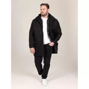 Manteau D555 Elton 2-en-1 noir-5XL
