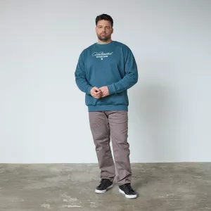 Sweatshirt imprimé Unlimited bleu pétrole-3XL