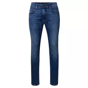 Jeans bleu délavé usé PIONEER RANDO Grande Longueur