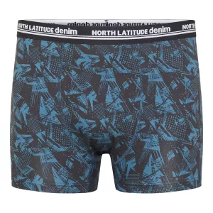 Pack de 3 Boxers assortis noir / bleu pétrole-3XL