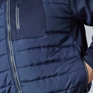 Veste hybride homme fort bleu marine-5XL