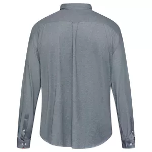 Chemise à col boutonné Mélange de gris-8XL
