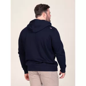 Sweat zippé D555 Adventurer bleu marine-3XL