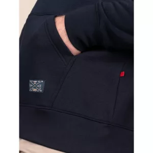 Sweat zippé D555 Adventurer bleu marine-6XL