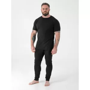 Maillot de corps thermique noir-6XL