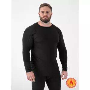 Maillot de corps thermique manches longues noir-7XL