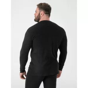 Maillot de corps thermique manches longues noir-4XL
