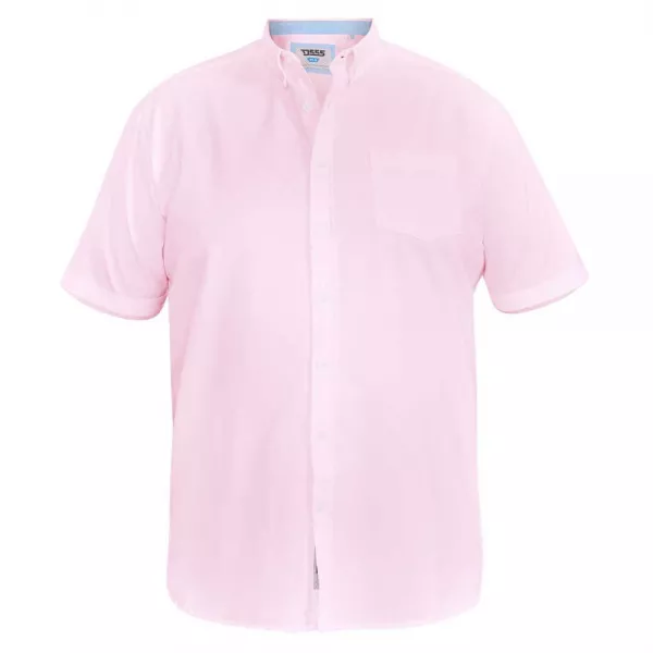 Chemise rose manche courte homme best sale