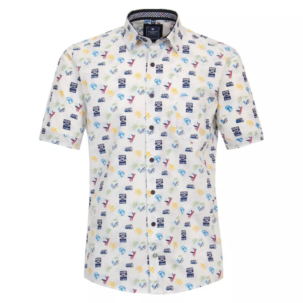 Chemise manche courte blanche de 2XL à 6XL-2XL