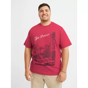 T-shirt manche courte rouge