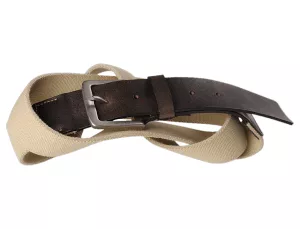 Ceinture élastique kaki clair-C160