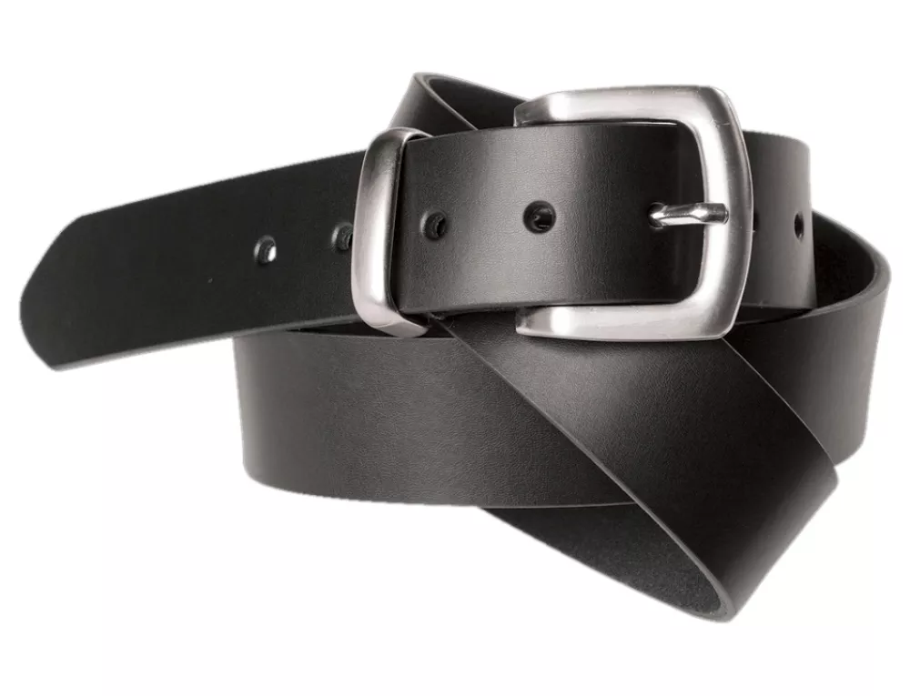 Ceinture cuir noire-C115