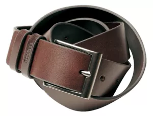Ceinture en cuir Brun Foncé-C180