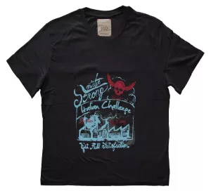 T-shirt manches courtes Rock bleu marine
