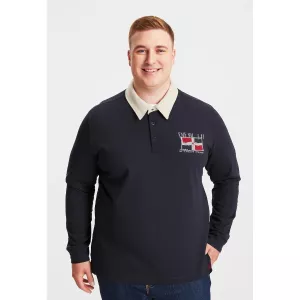 Polo Jersey de qualité bleu marine 3XL