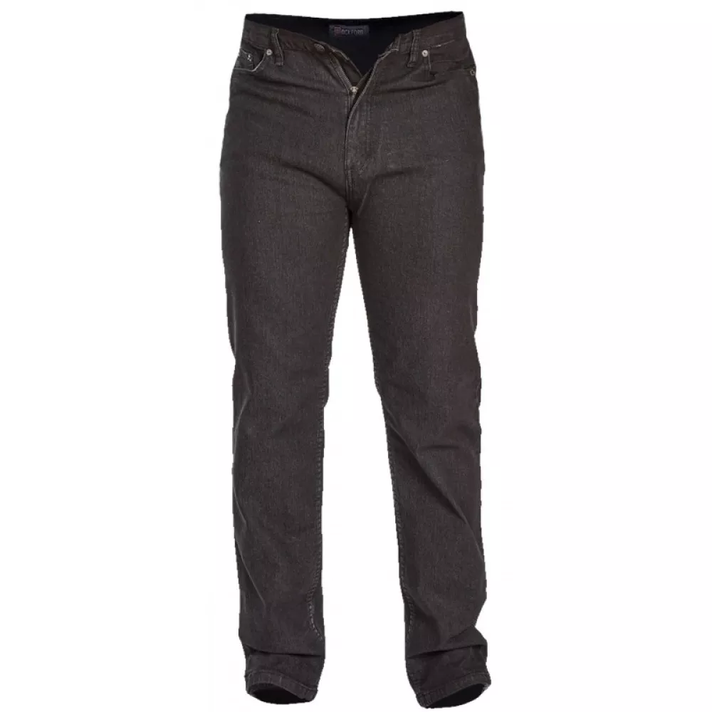Jeans 5 poches noir délavé Stretch - Longueur 34" - 87cm-P48