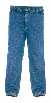 Jeans 5 poches bleu délavé Stretch - Entre jambe 34