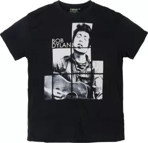 T-shirt Rock Bob Dylan manches courtes noir