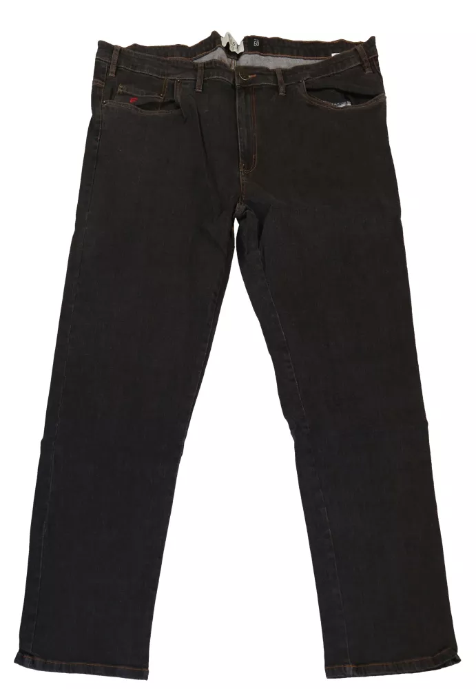 Maxfort jeans stretch noir délavé-E64