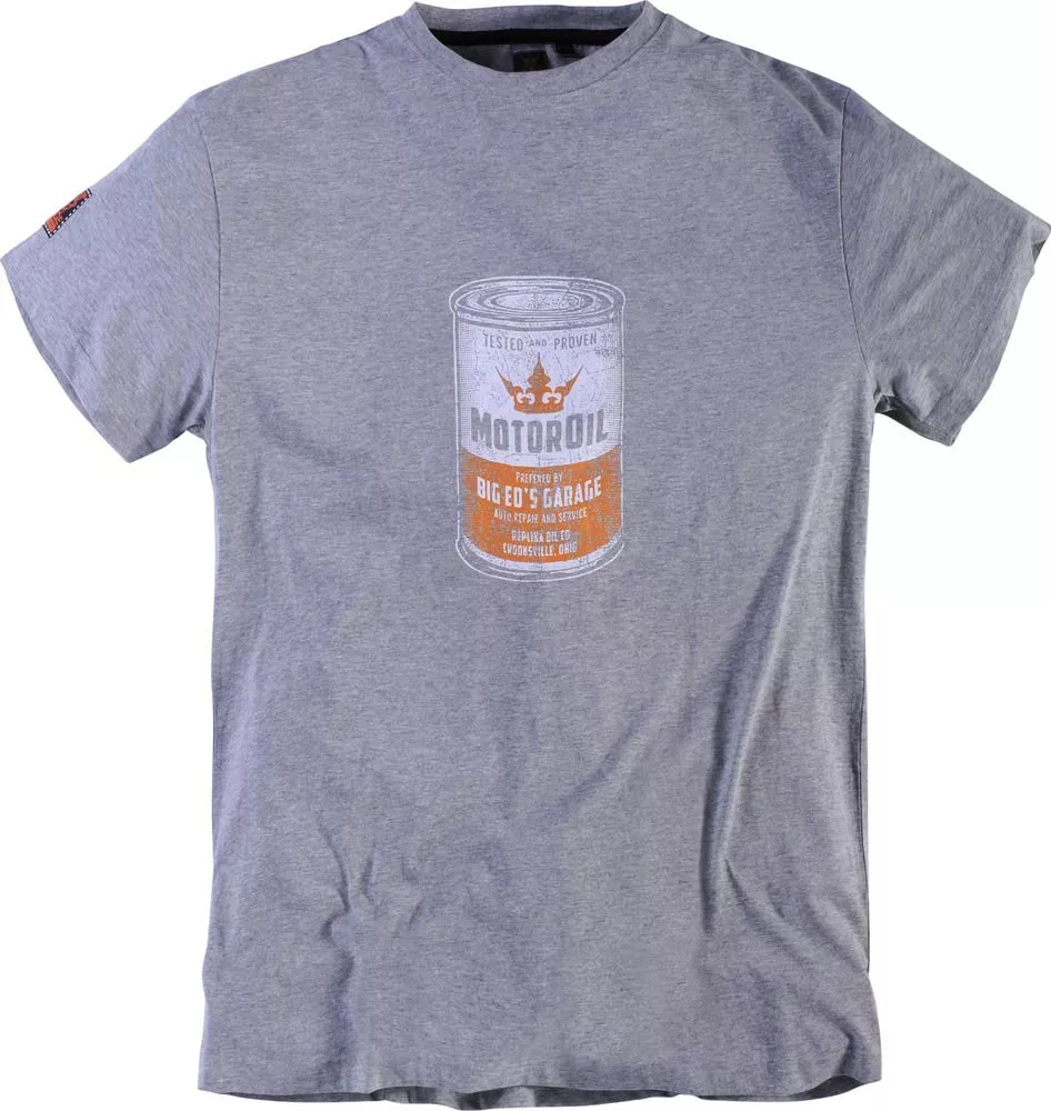 T-shirt imprimé MotorOil Gris-2XL